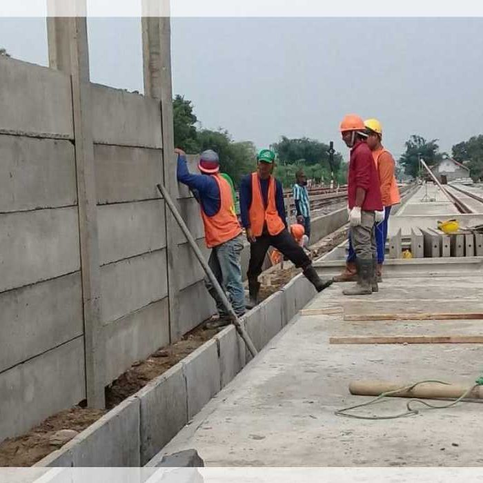 pagar panel beton terpasang 1