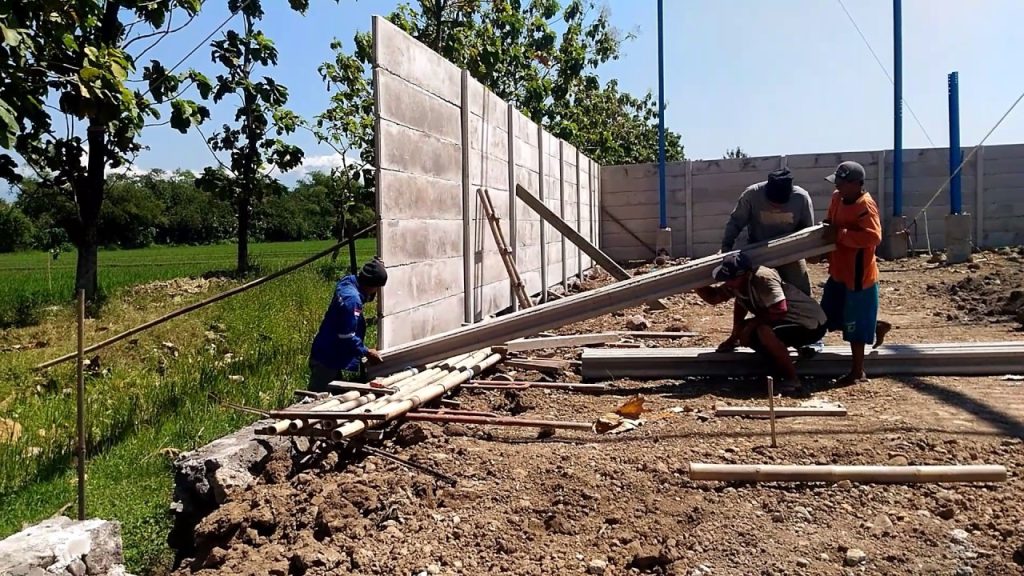 harga pagar panel beton terpasang