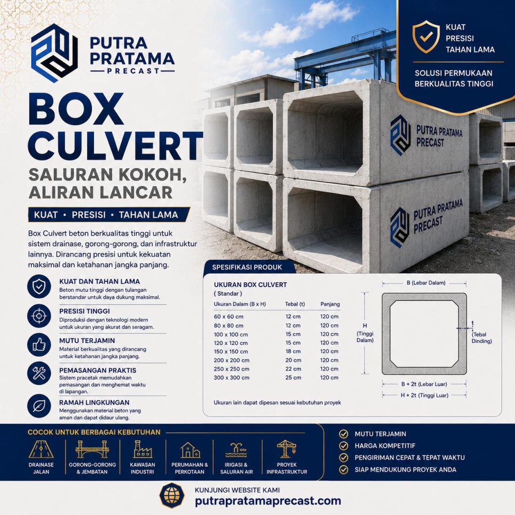 harga box culvert 3000x3000